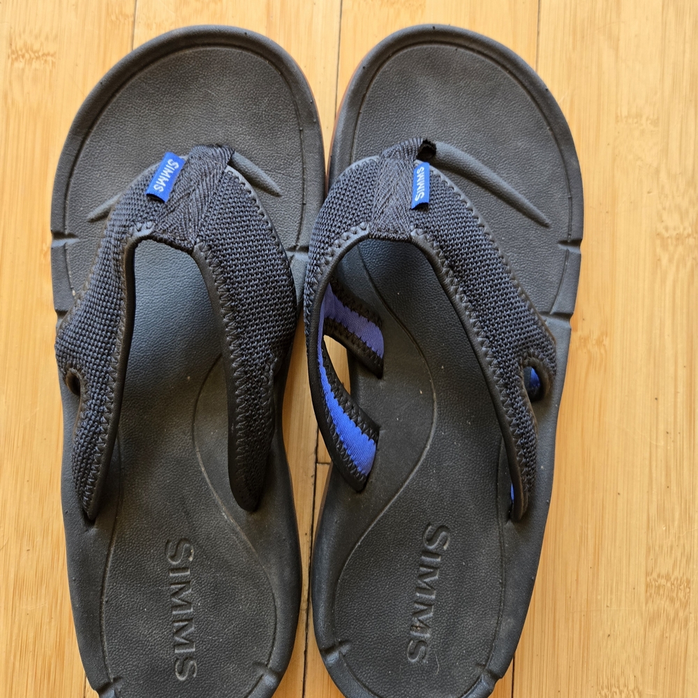 Simms Black and Blue Sandals
